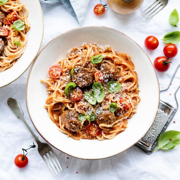 Fresh and tasty spaghetti bolognese from Fairydene Bakery Bloemfontein 